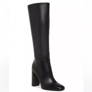 Steve Madden Ally Black Leather knee high boots